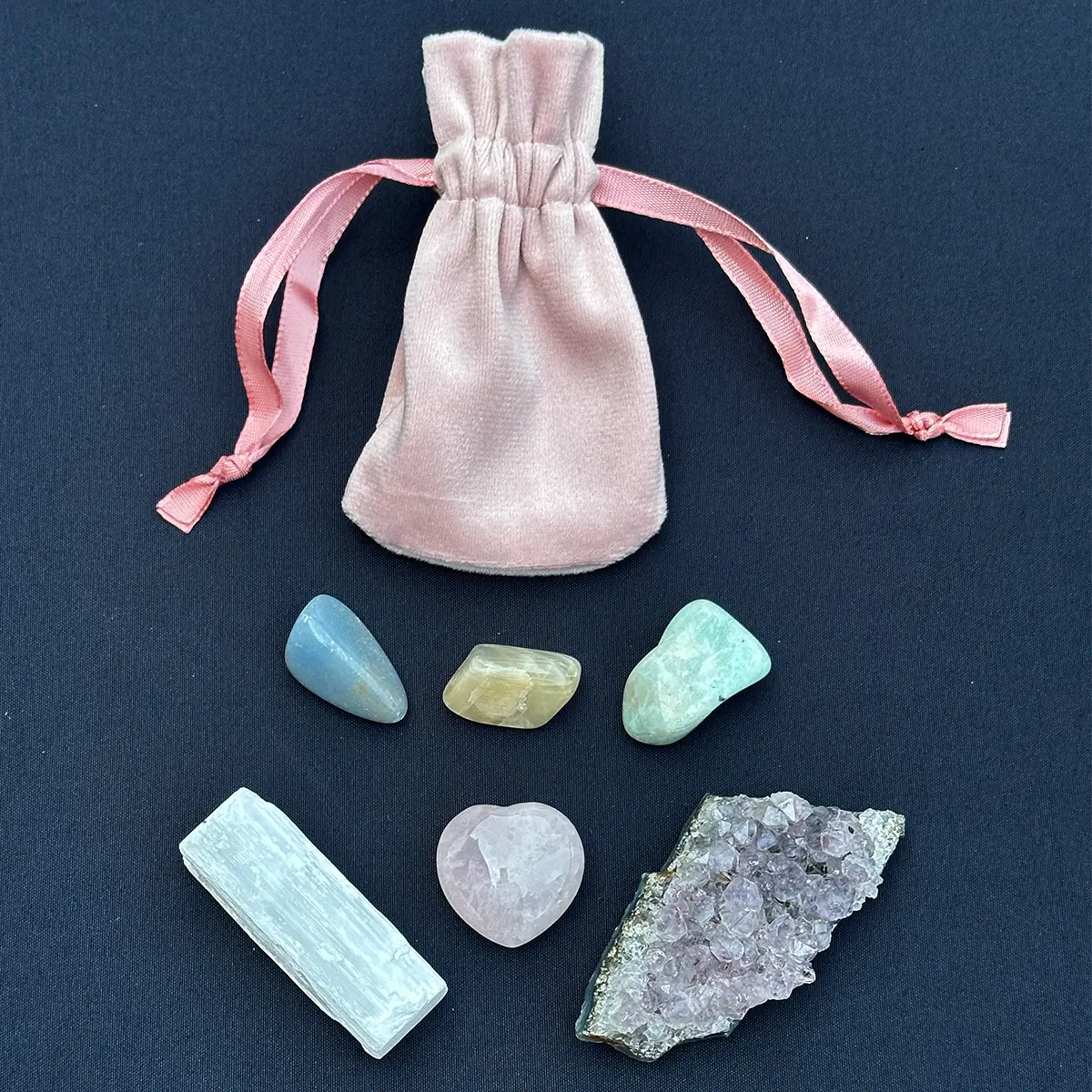 Mum and Baby Wellbeing Crystal gift Box